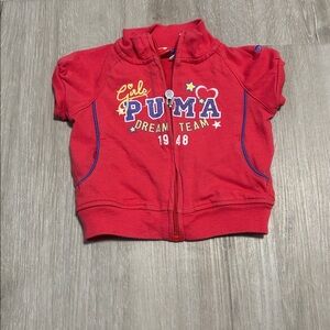 Puma Red Girls' Dream Team Jacket